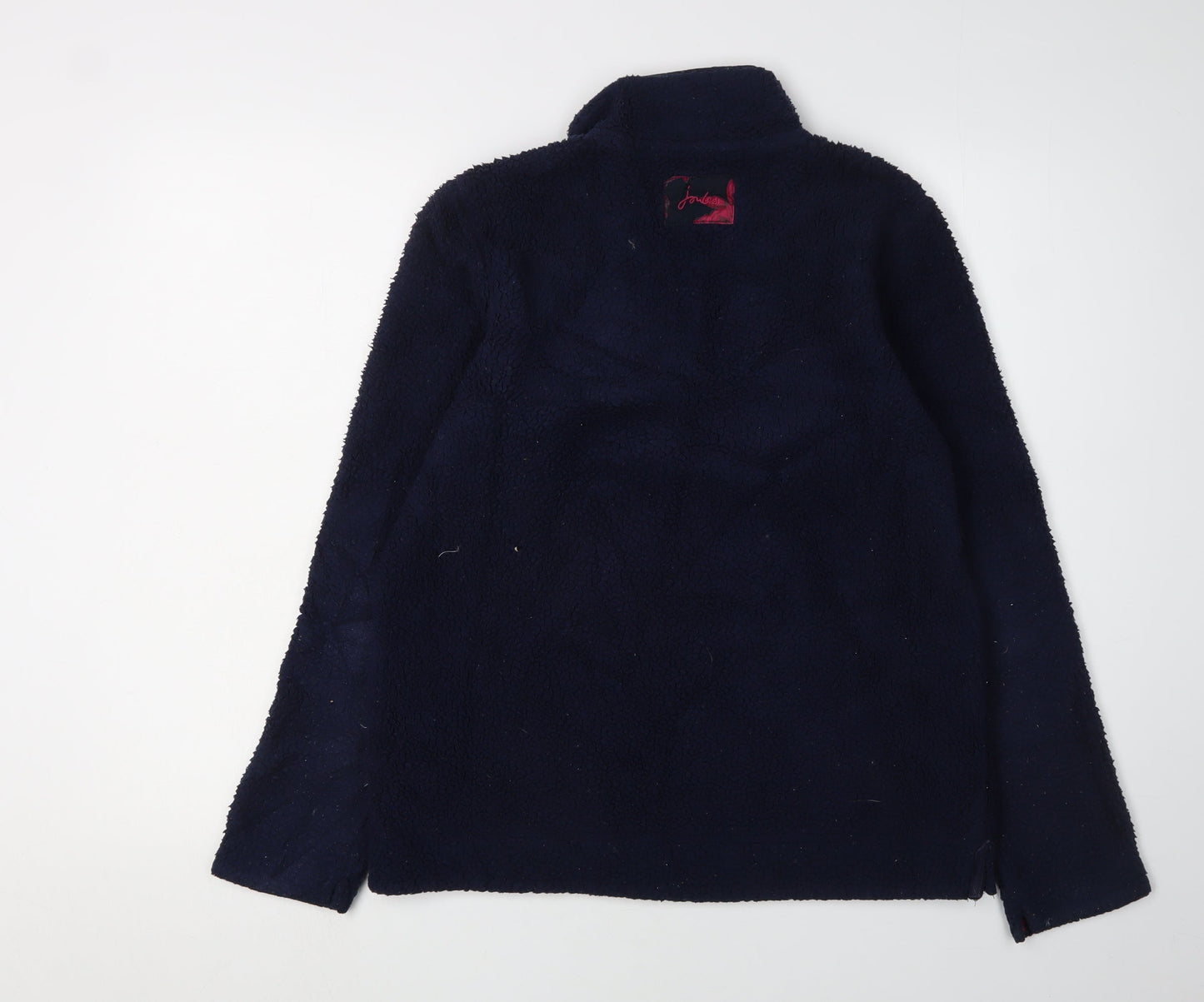 Joules Women's Blue Fleece Henley Sweatshirt XS