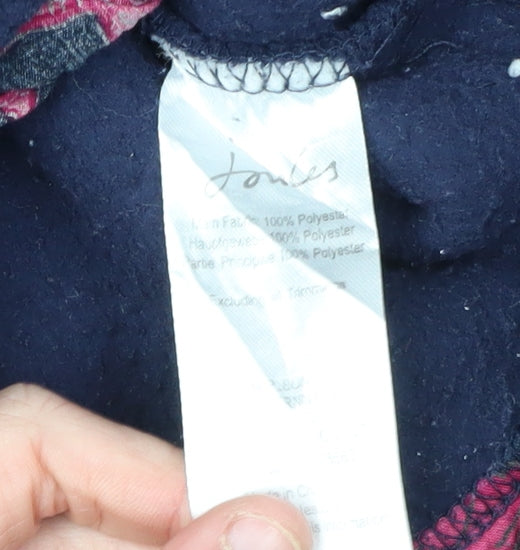Joules Women's Blue Fleece Henley Sweatshirt XS