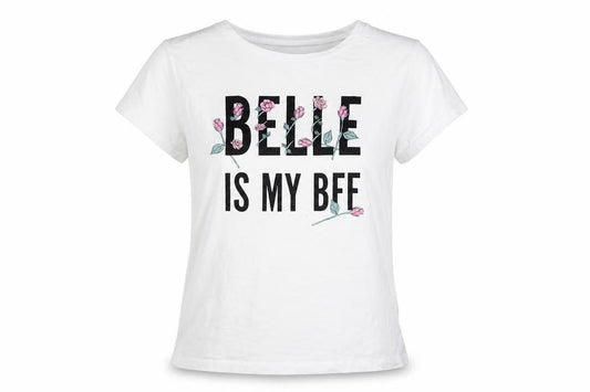 Womens UK Size 14 Disney White 100% Cotton T-Shirt