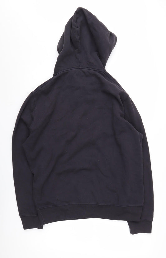 French Connection Men’s Black Hoodie Size L Pullover