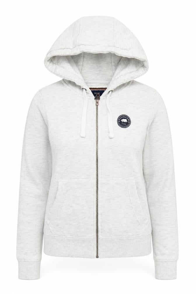 SoulCal & Co Women's Ivory Zip Hoodie Size 6