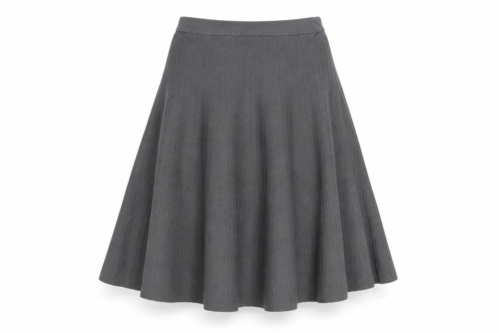 Philosophy Women's Grey A-Line Midi Skirt M