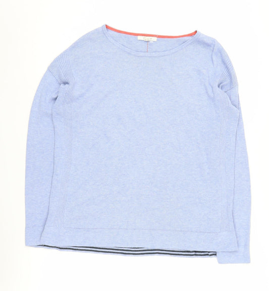 White Stuff Women's Blue Pullover Jumper - Size 10
