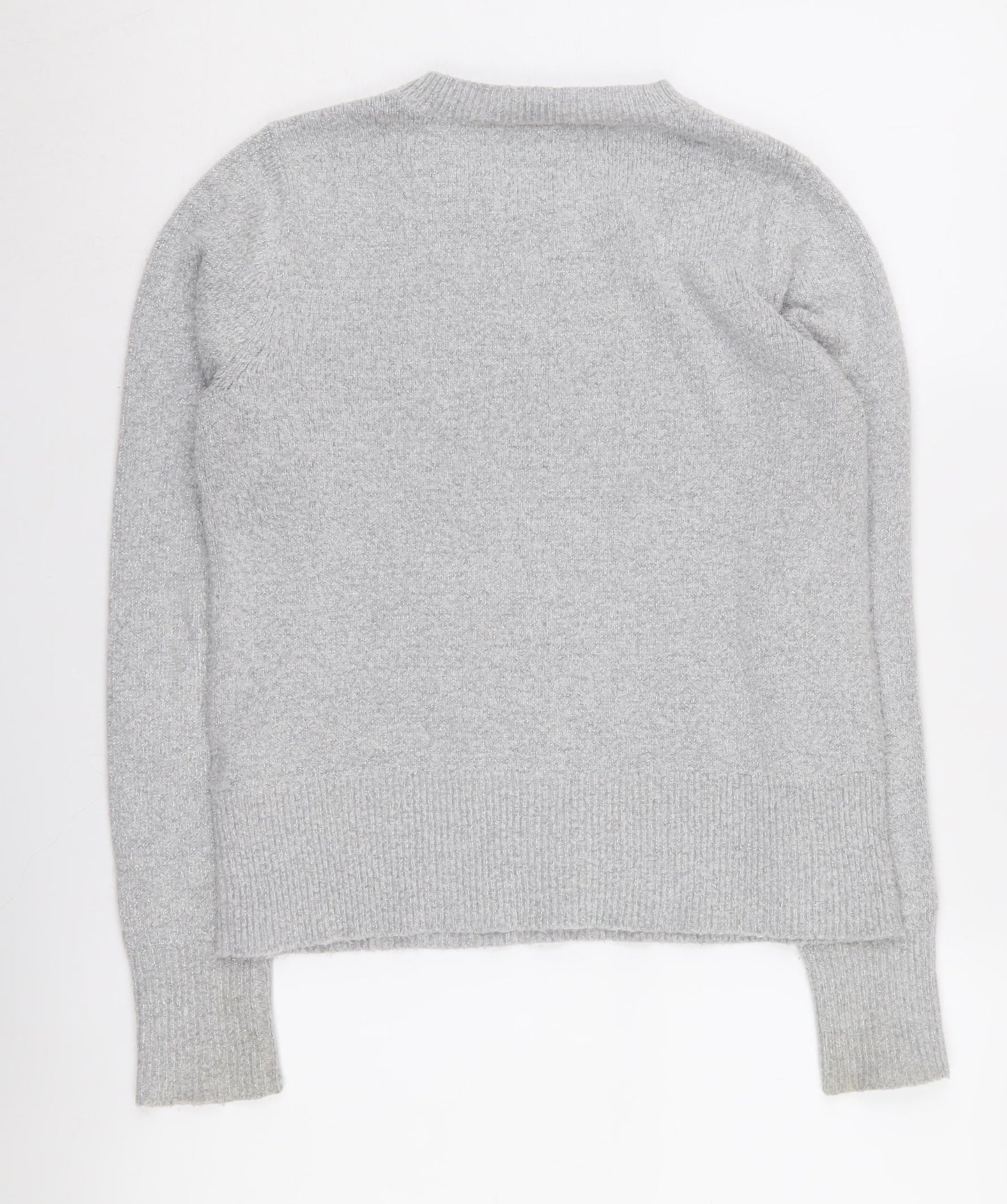 Oasis Women's Grey Pullover Jumper, Size S, Crew Neck