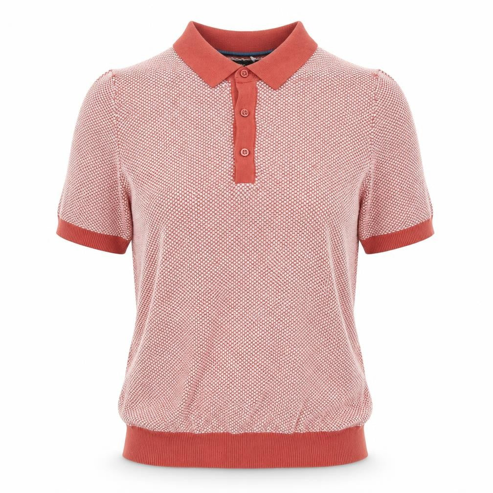Marks and Spencer Women's Red Polo Shirt XS