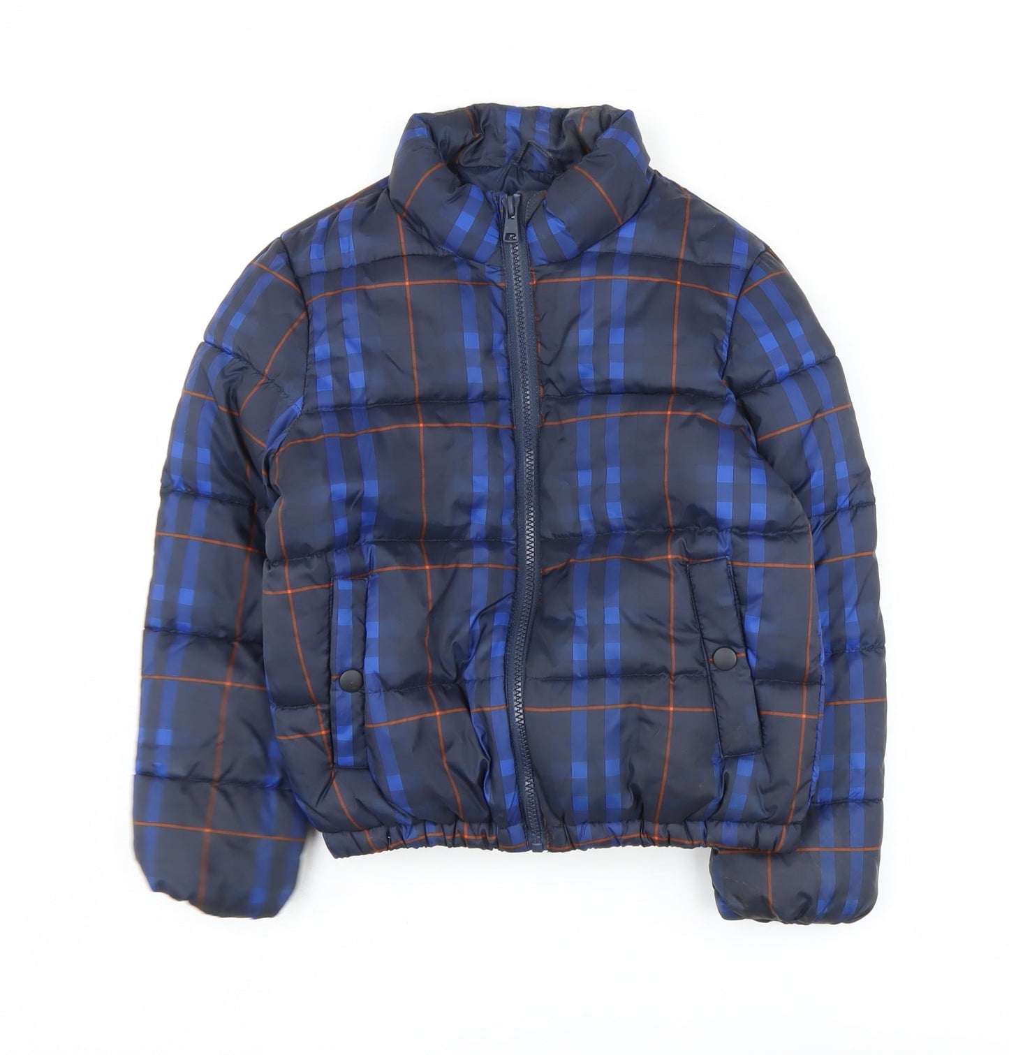 Marks and Spencer Boys Blue Puffer Jacket 6-7 Years