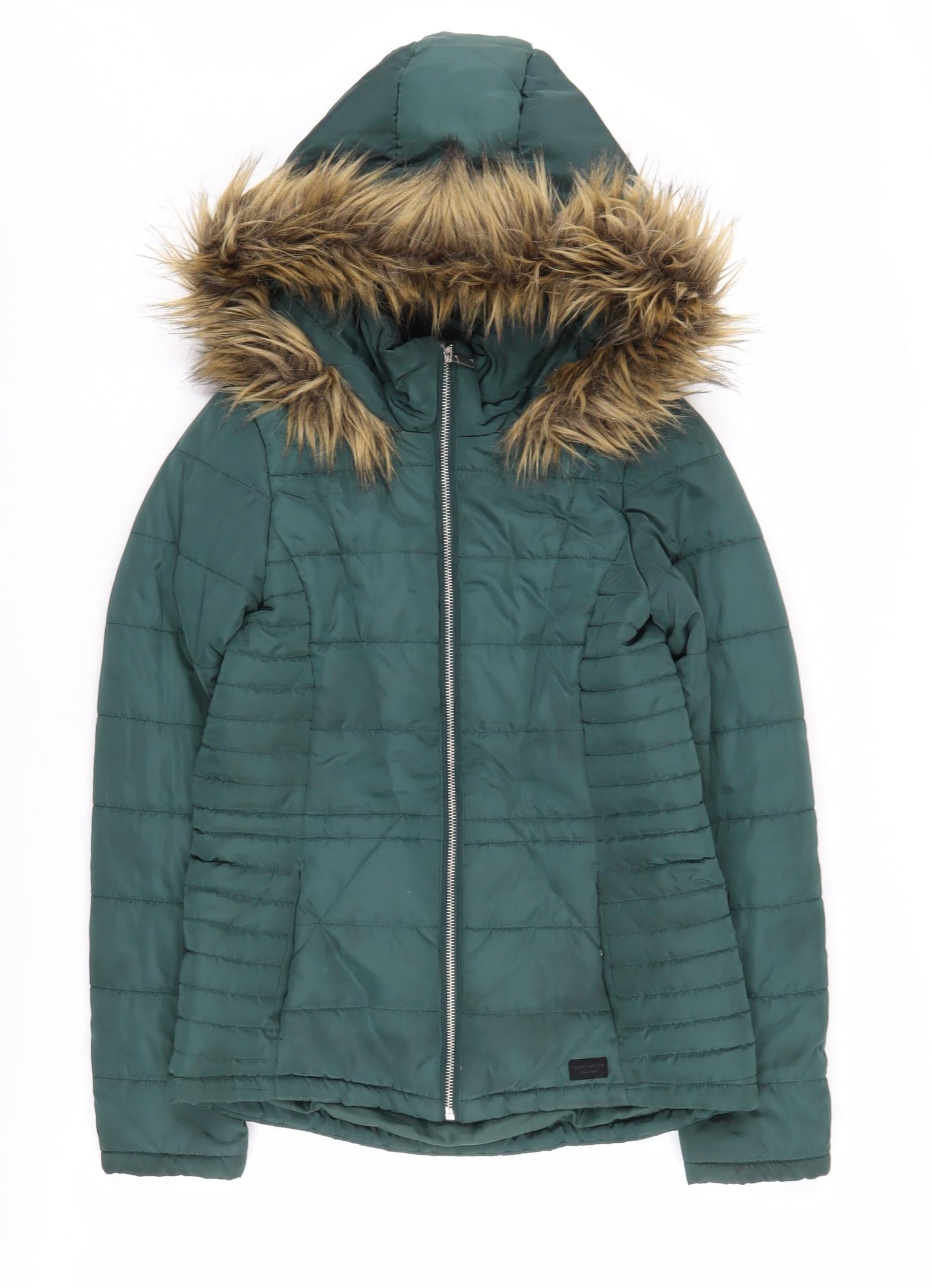 Vero Moda Women's Green Puffer Jacket XS