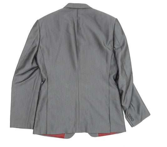 Next Men's Grey Slim Blazer 38R