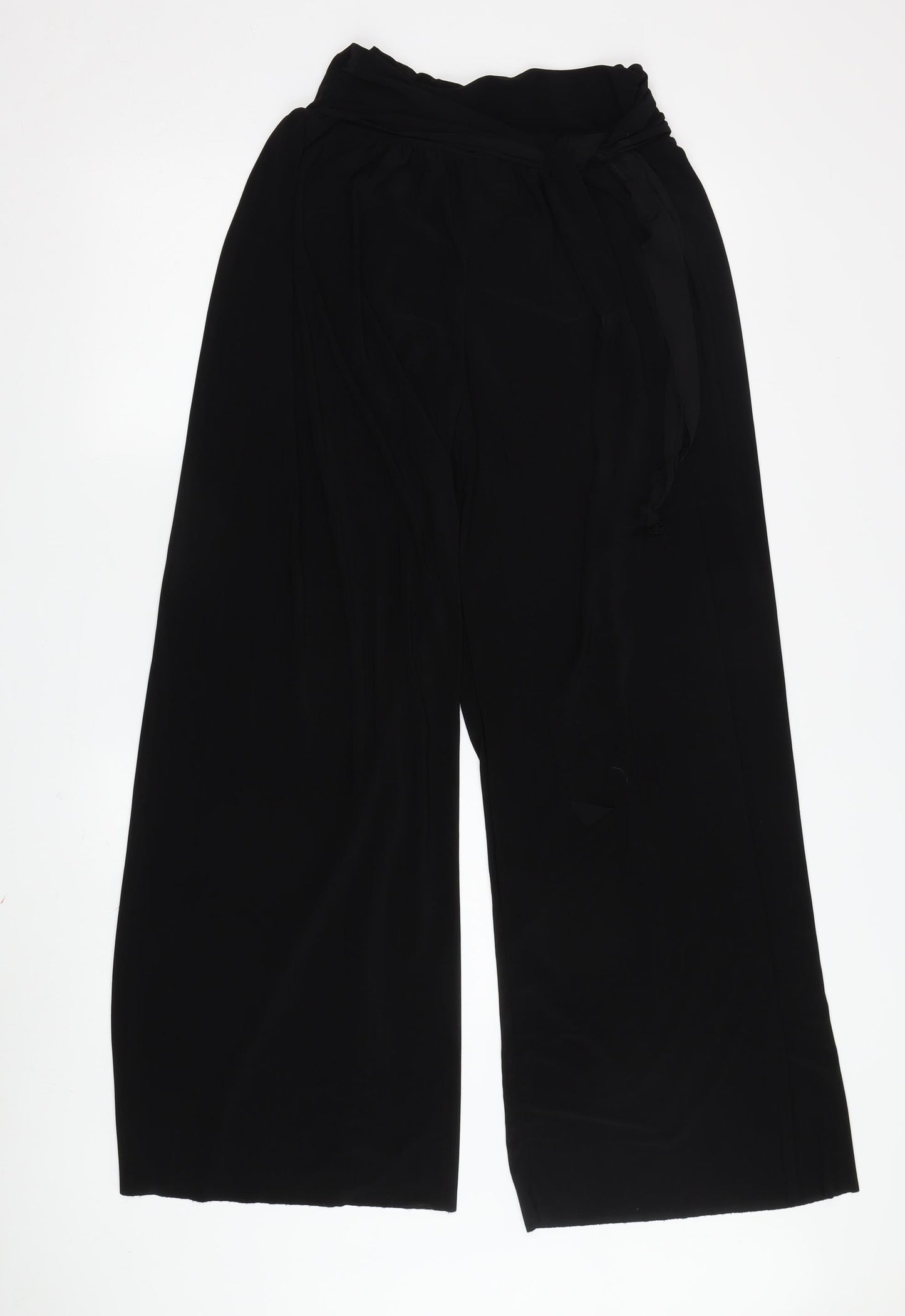 Quiz Women's Black Wide-Leg Trousers M - New