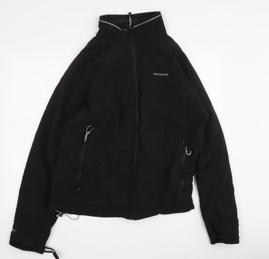 Craghoppers Men's Black Soft Shell Jacket L Outdoor