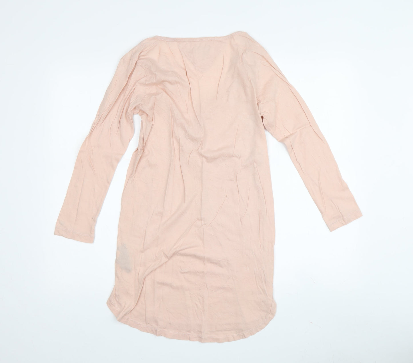 Hilfiger Denim Women’s Pink V-Neck Long Sleeve T-Shirt