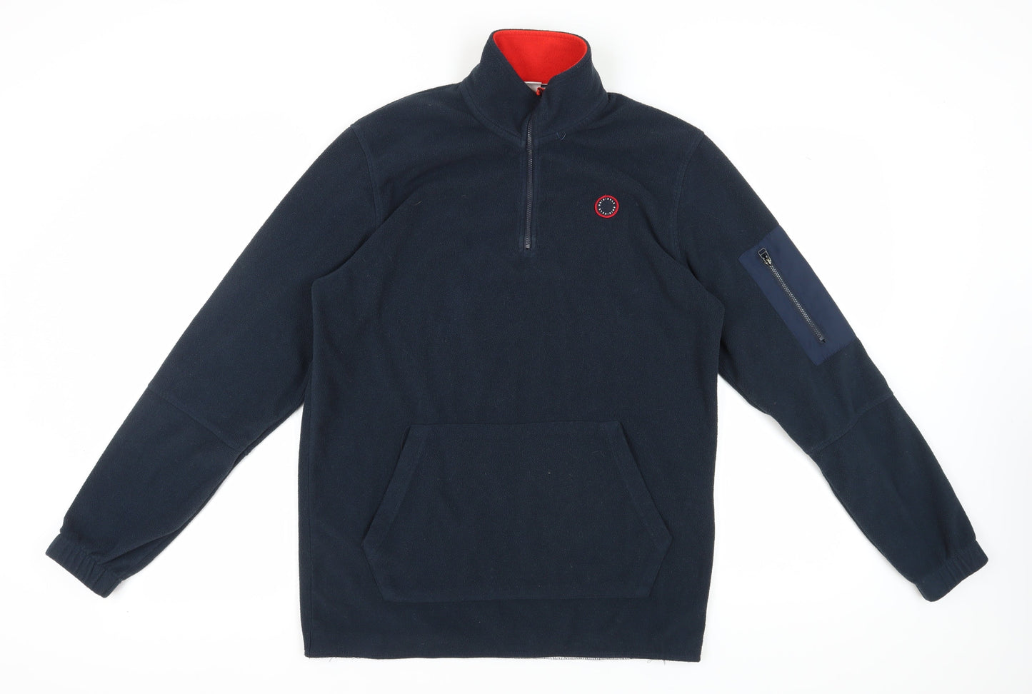 Jack & Jones Men's Blue Fleece Pullover Sweatshirt L