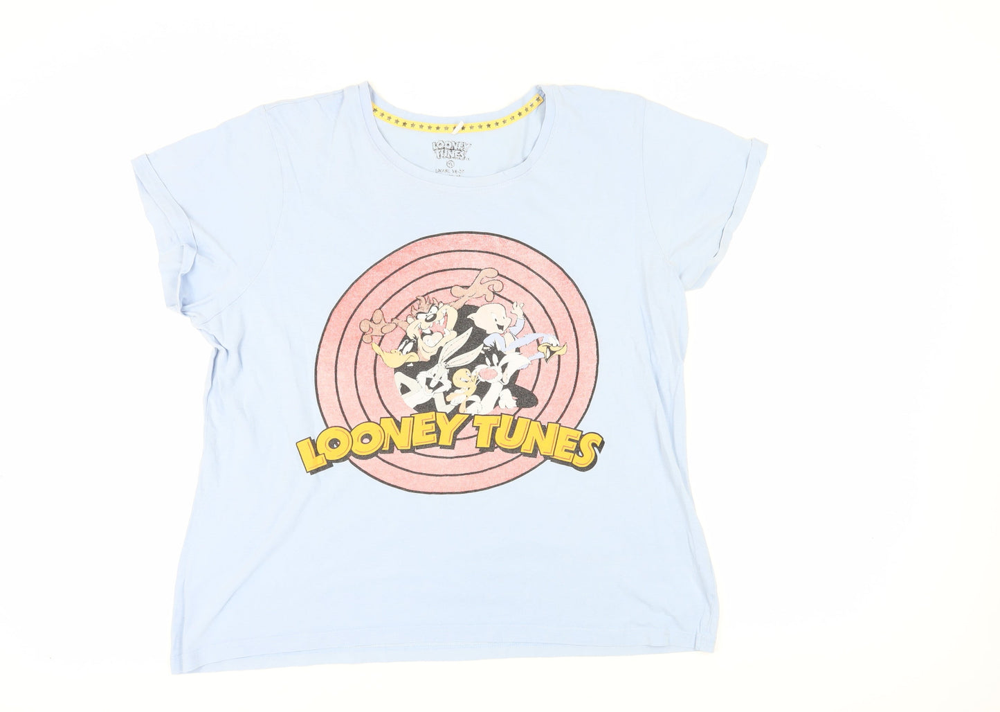 Looney Tunes Blue T-Shirt, Unisex, Size 18-20, Cartoon