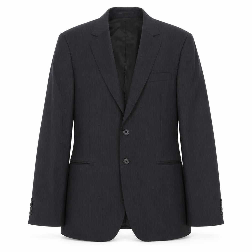 Mens 40 Chest Regular Jaeger Black Two-Button Blazer