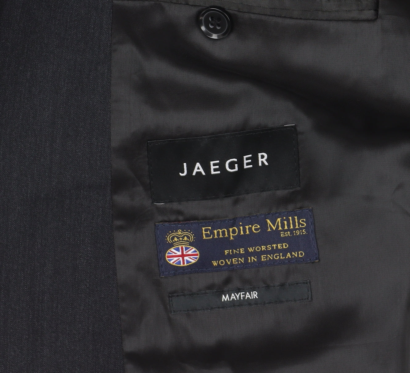 Jaeger Men's Black 40L Blazer for Business