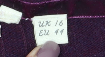 White Stuff Women's Purple Pullover Jumper Size 16