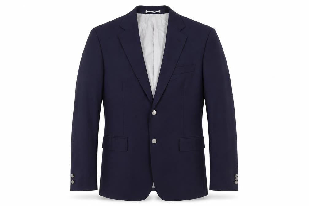Mens 40 Chest Regular Austin Reed Blue Two-Button Blazer