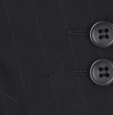 Pierre Cardin Men's Black Blazer 42 Long Business Wedding