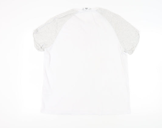 Unisex Adultss UK Size 16 TOG24 White Cotton T-Shirt