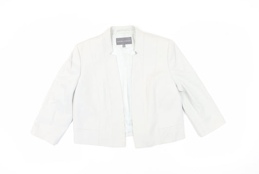 Laura Ashley Women’s White Suit Jacket, Size 12, Regular Fit