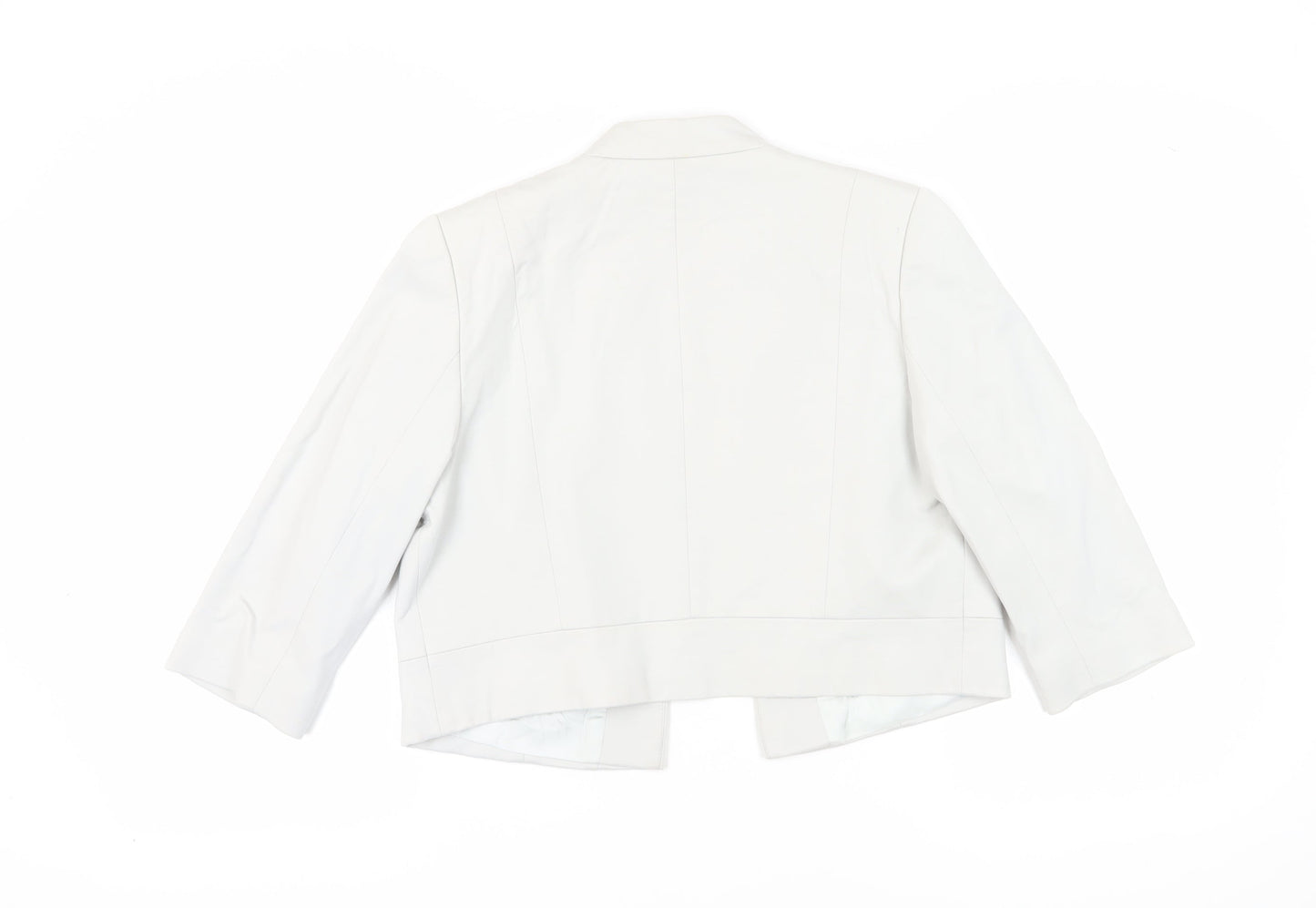 Laura Ashley Women’s White Suit Jacket, Size 12, Regular Fit