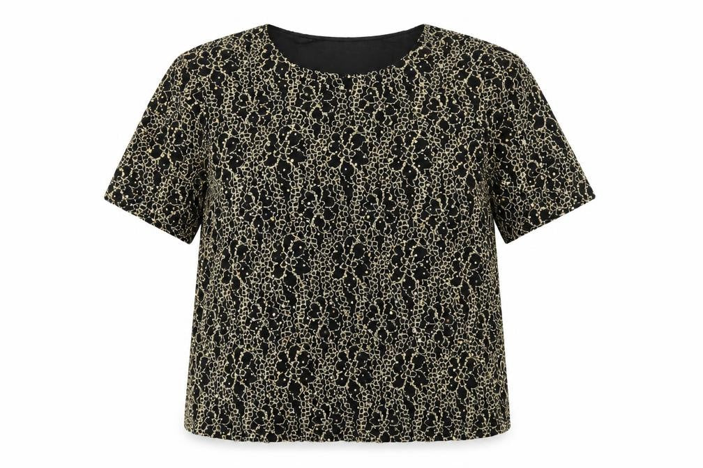 Womens UK Size 16 Eastex Black Polyester Blend Blouse