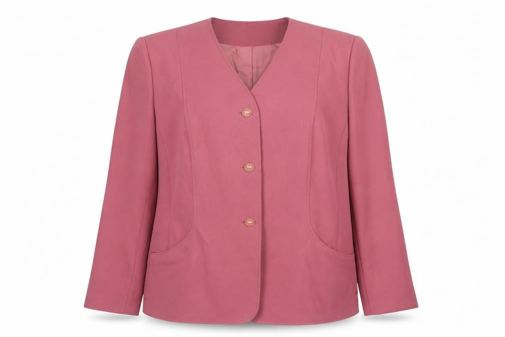 Eastex Pink Women's Blazer Size 16 Suit Jacket Workwear