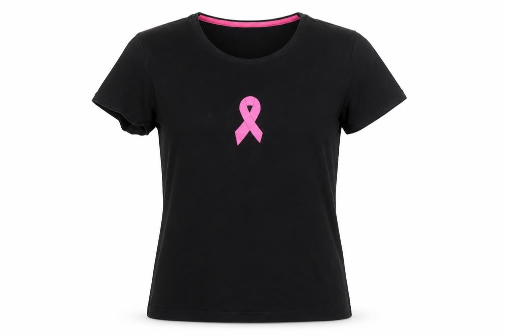 Womens UK Size 10 adidas Black Cotton Blend T-Shirt