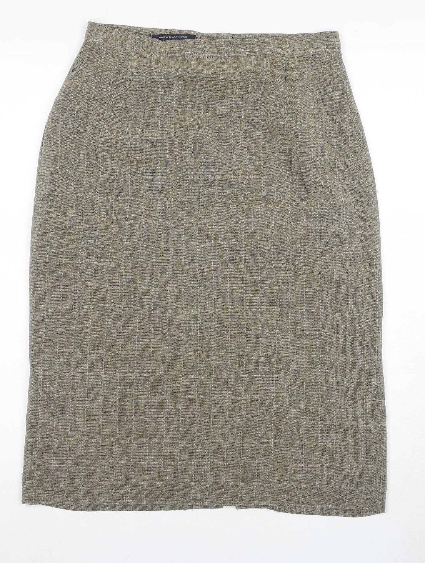 Windsmoor Women's Beige Midi Pencil Skirt Size 12