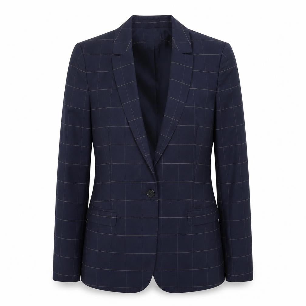 Mens 36 Chest Regular JACK & JONES Blue One-Button Blazer