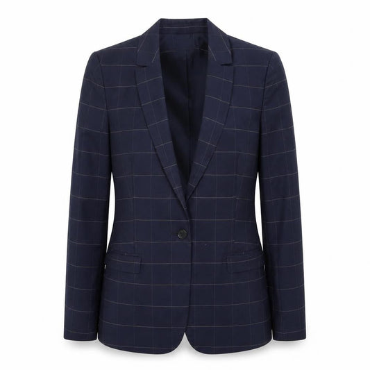 Mens 36 Chest Regular JACK & JONES Blue One-Button Blazer