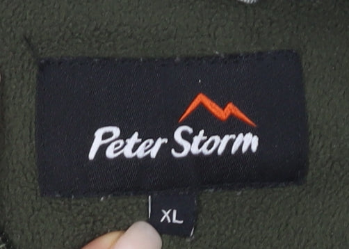 Peter Storm Men's Green XL Pullover Fleece Sweatshirt