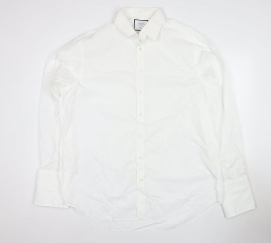 Charles Tyrwhitt Men's White Classic Fit Dress Shirt