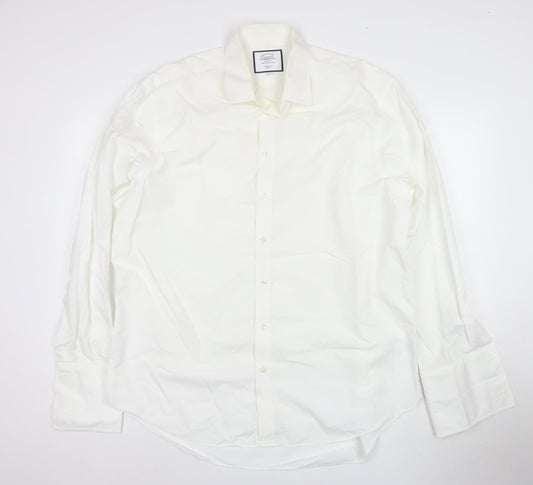 Charles Tyrwhitt Men's White Classic Dress Shirt