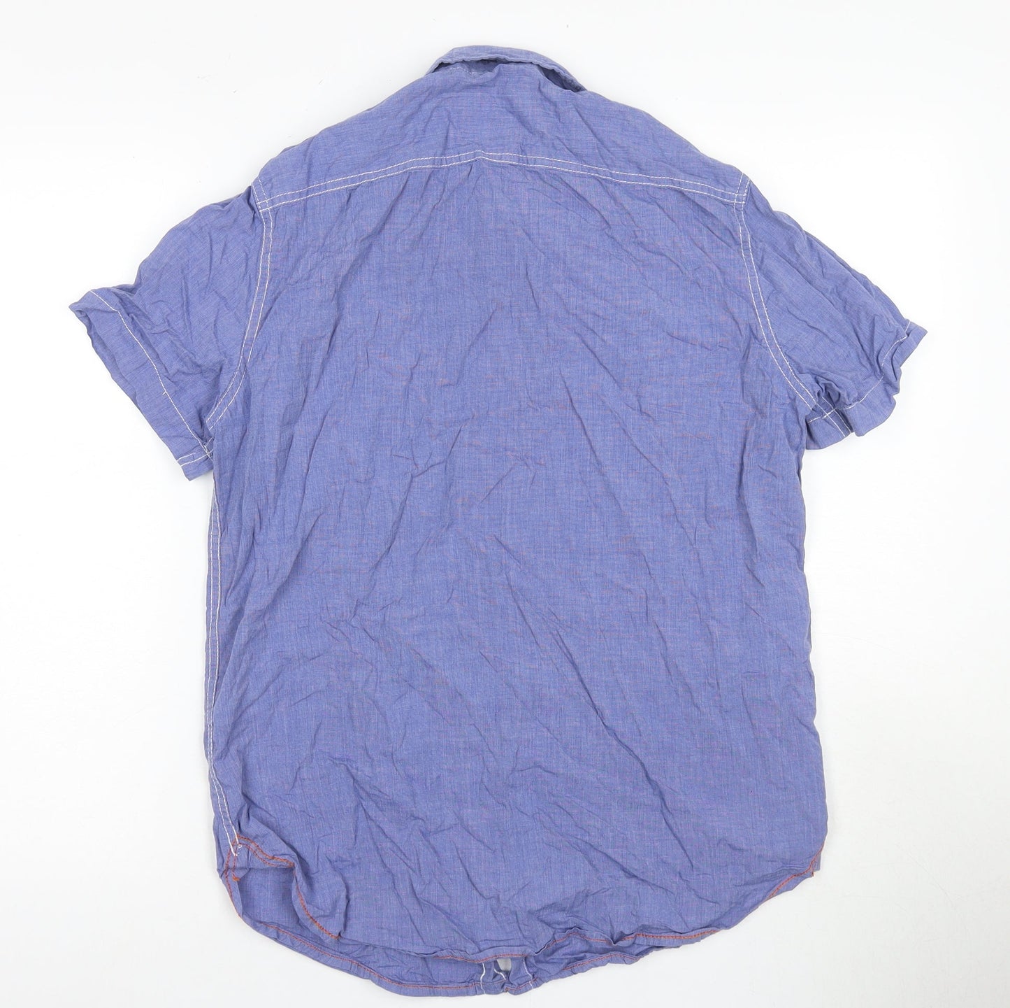 Super Genuine Goods Men's Blue L Button-Up Shirt