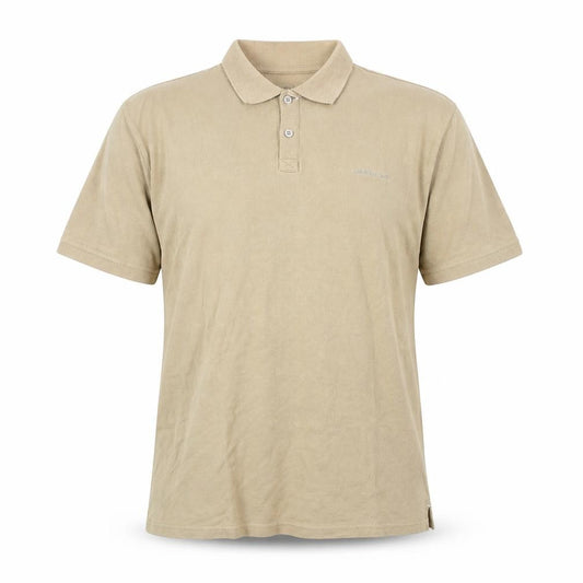 Calvin Klein Men Beige 2XL Short Sleeve Polo