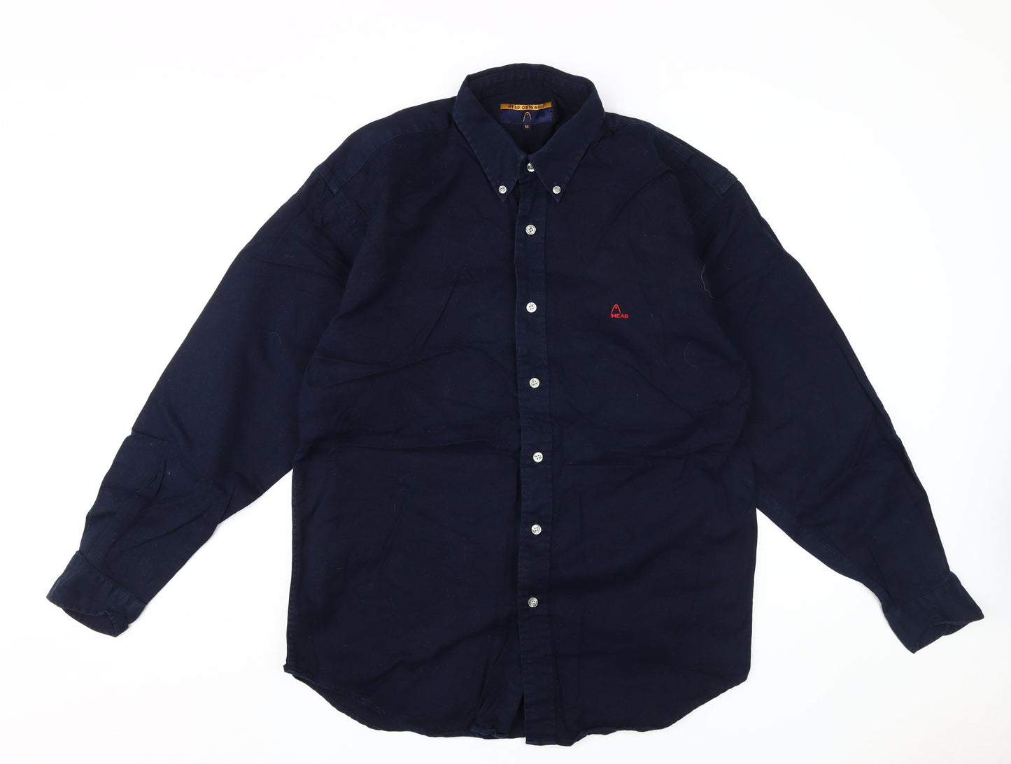 Head Originals Men's Blue M Cotton Casual Shirt