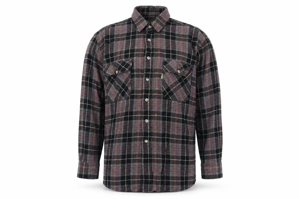 Champion Men's Multicoloured Plaid Shirt Size L