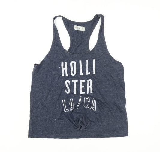 Hollister Women’s Blue Racerback Tank Top, Size S