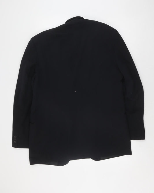 Willson Men's Black Blazer 38 Single-Breasted Formal