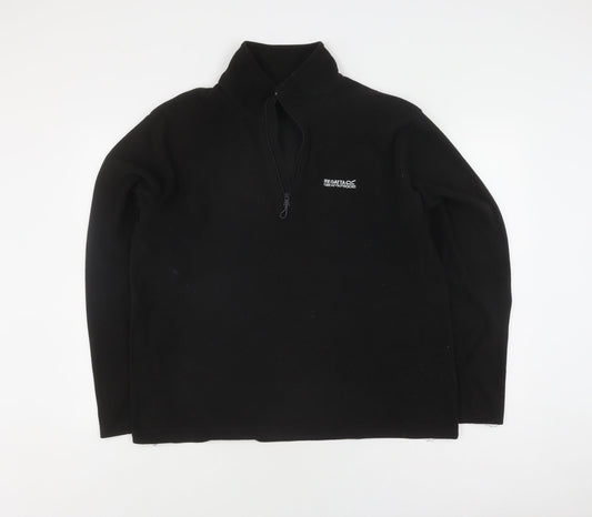 Regatta Men's Black Pullover Hoodie Size L Fleece Outdoor