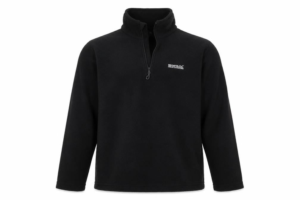 Mens UK L Regular Regatta Black Pullover Hoodie