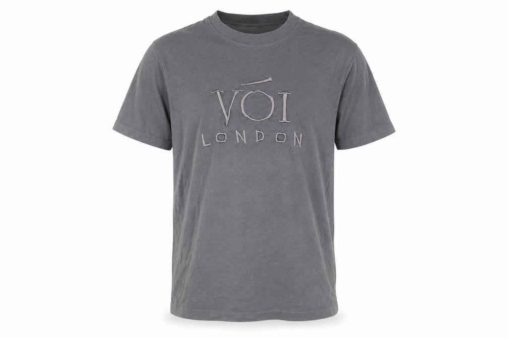 Voi London Men's Grey M T-Shirt with Logo