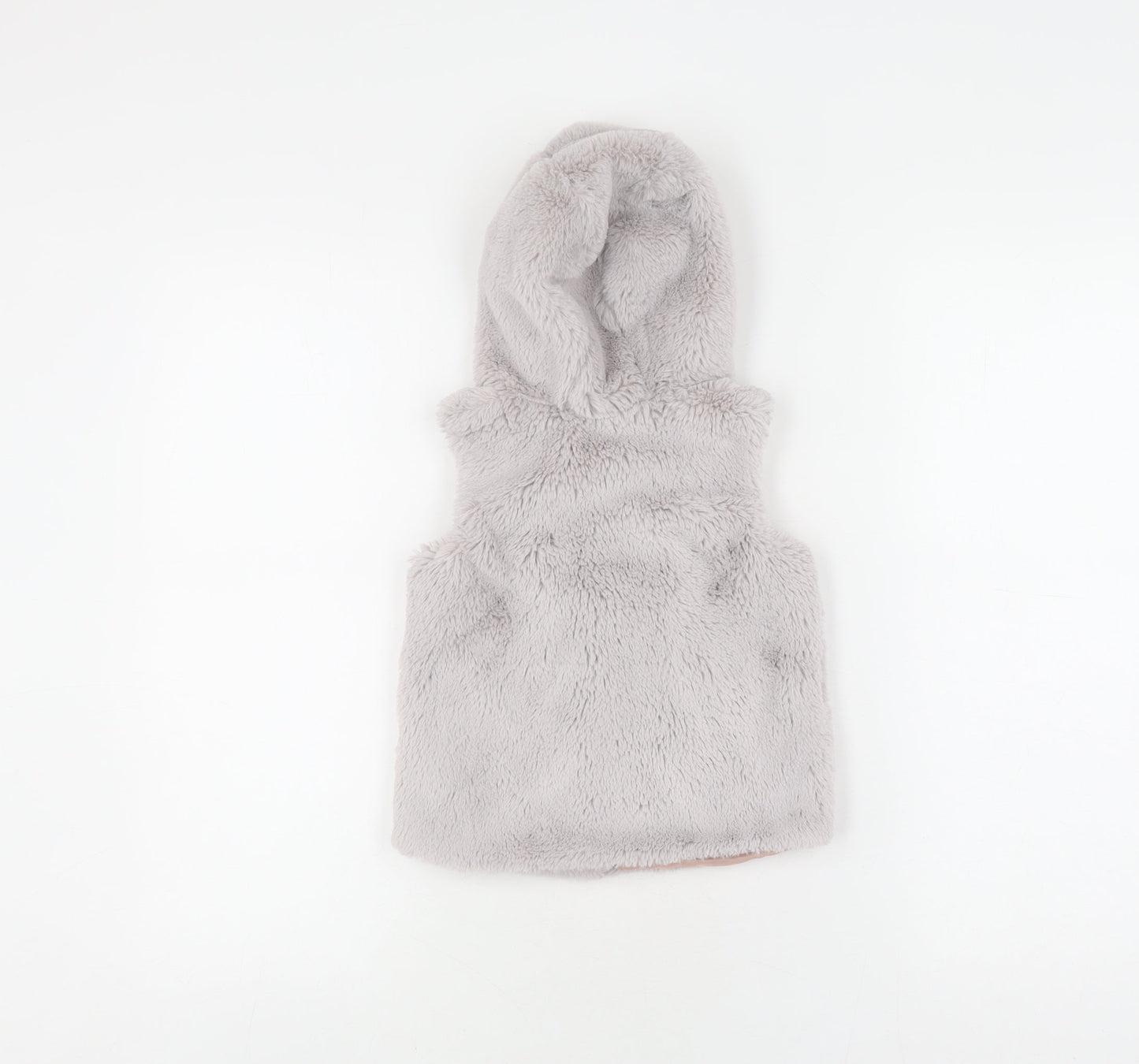 Cath Kidston Girls Grey Hooded Puffer Jacket 2-3 Years