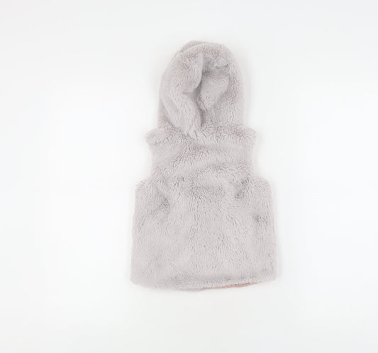 Cath Kidston Girls Grey Hooded Puffer Jacket 2-3 Years