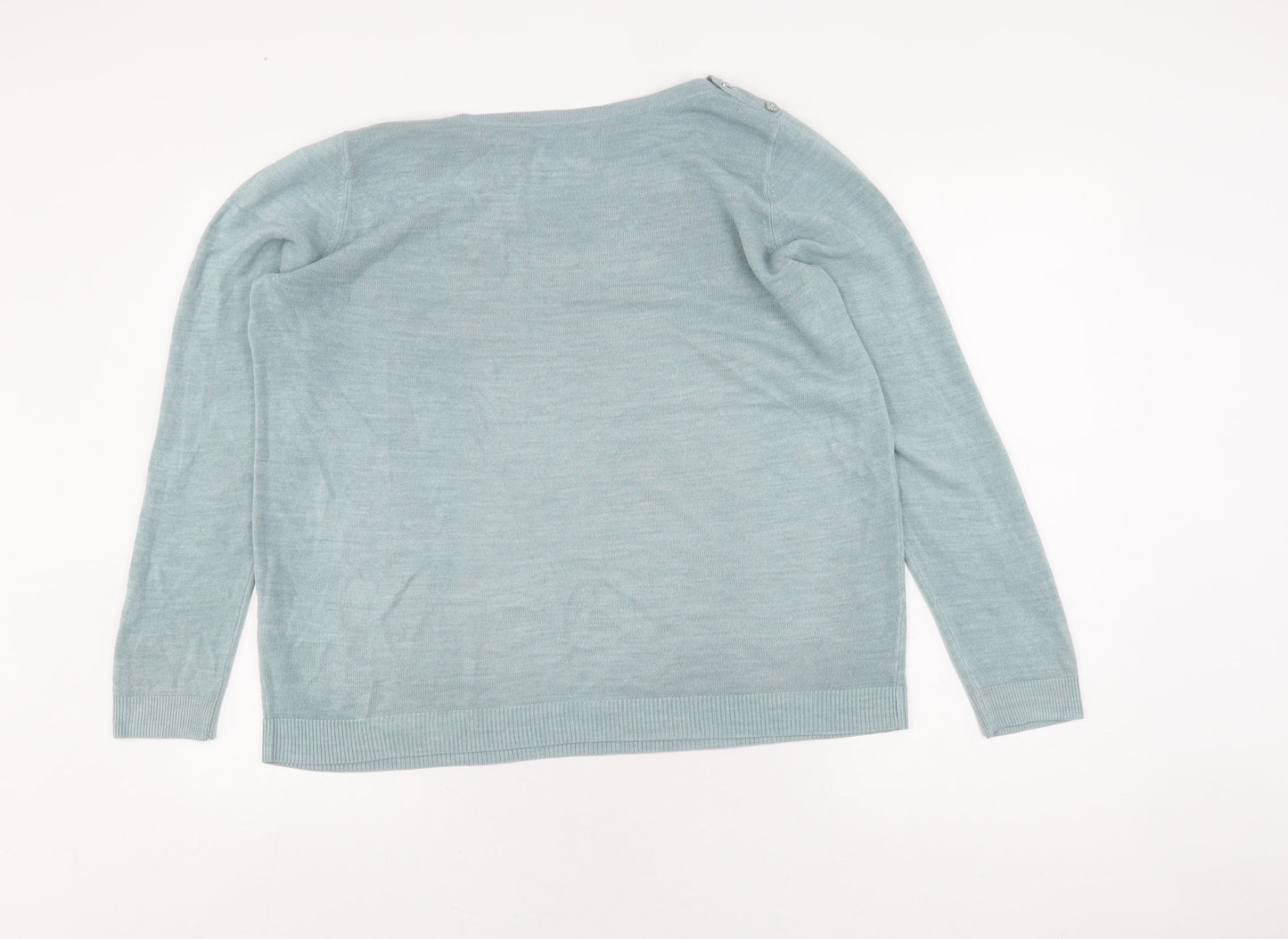 Maine Women's Blue Pullover Jumper, Size 16
