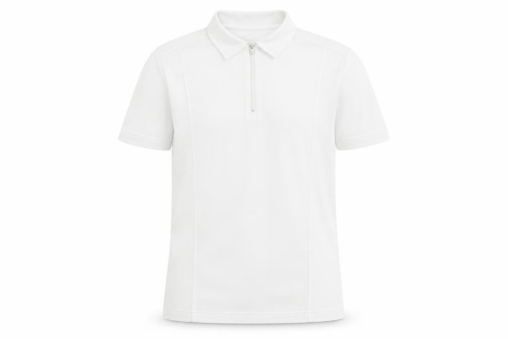 Emsmorn Womens White Polo Shirt Size 12