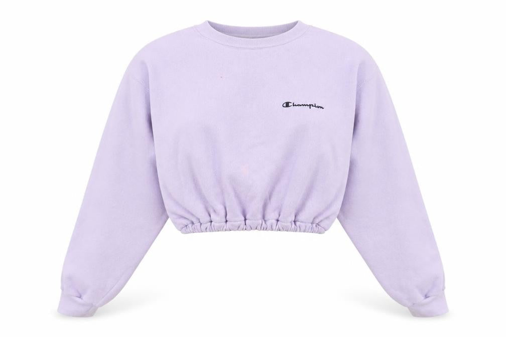 Womens UK L Regular Champion Purple Pullover Sweatshirt