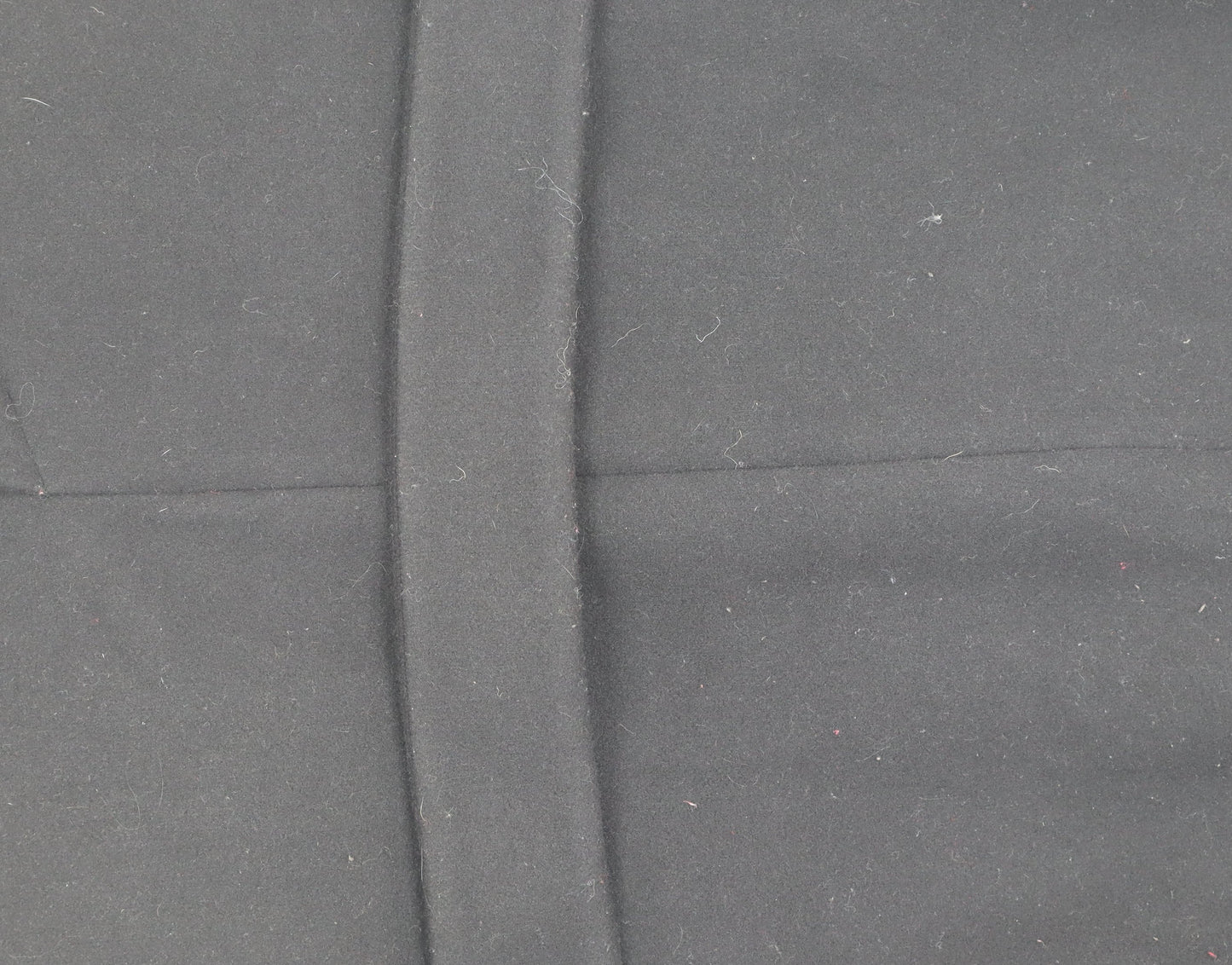H&M Women's Black Mid-Length Overcoat, Size L