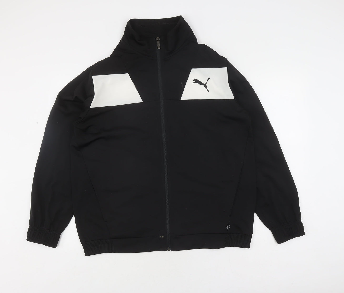Puma Men's Black Track Jacket L - Gym & Training Style